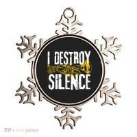 Funny Trumpet Player Marching Band Silence Destroyer Gift Ornament thumb 0