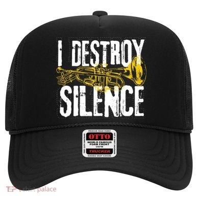 Funny Trumpet Player Marching Band Silence Destroyer Gift Hat