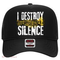 Funny Trumpet Player Marching Band Silence Destroyer Gift Hat thumb 0