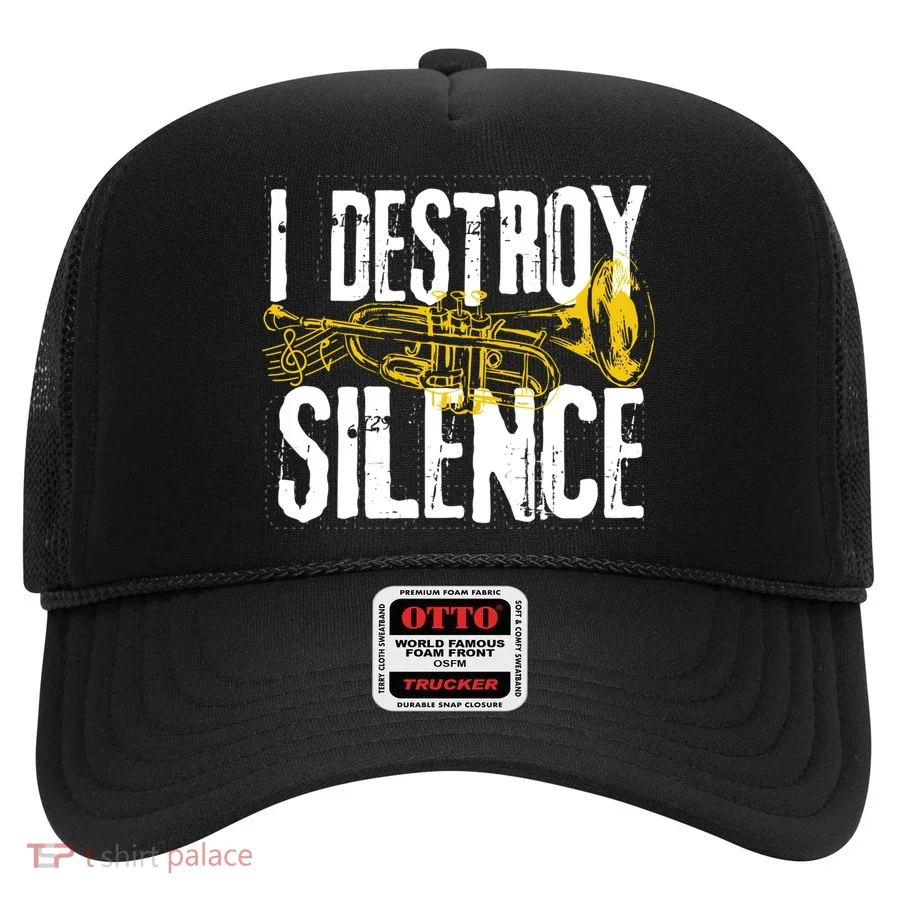 Funny Trumpet Player Marching Band Silence Destroyer Gift Hat