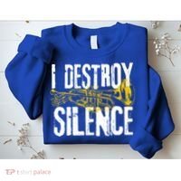 Funny Trumpet Player Marching Band Silence Destroyer Gift Sweatshirt thumb 2