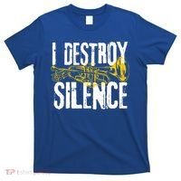 Funny Trumpet Player Marching Band Silence Destroyer Gift T-Shirt thumb 0