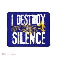 Funny Trumpet Player Marching Band Silence Destroyer Gift Mousepad thumb 0