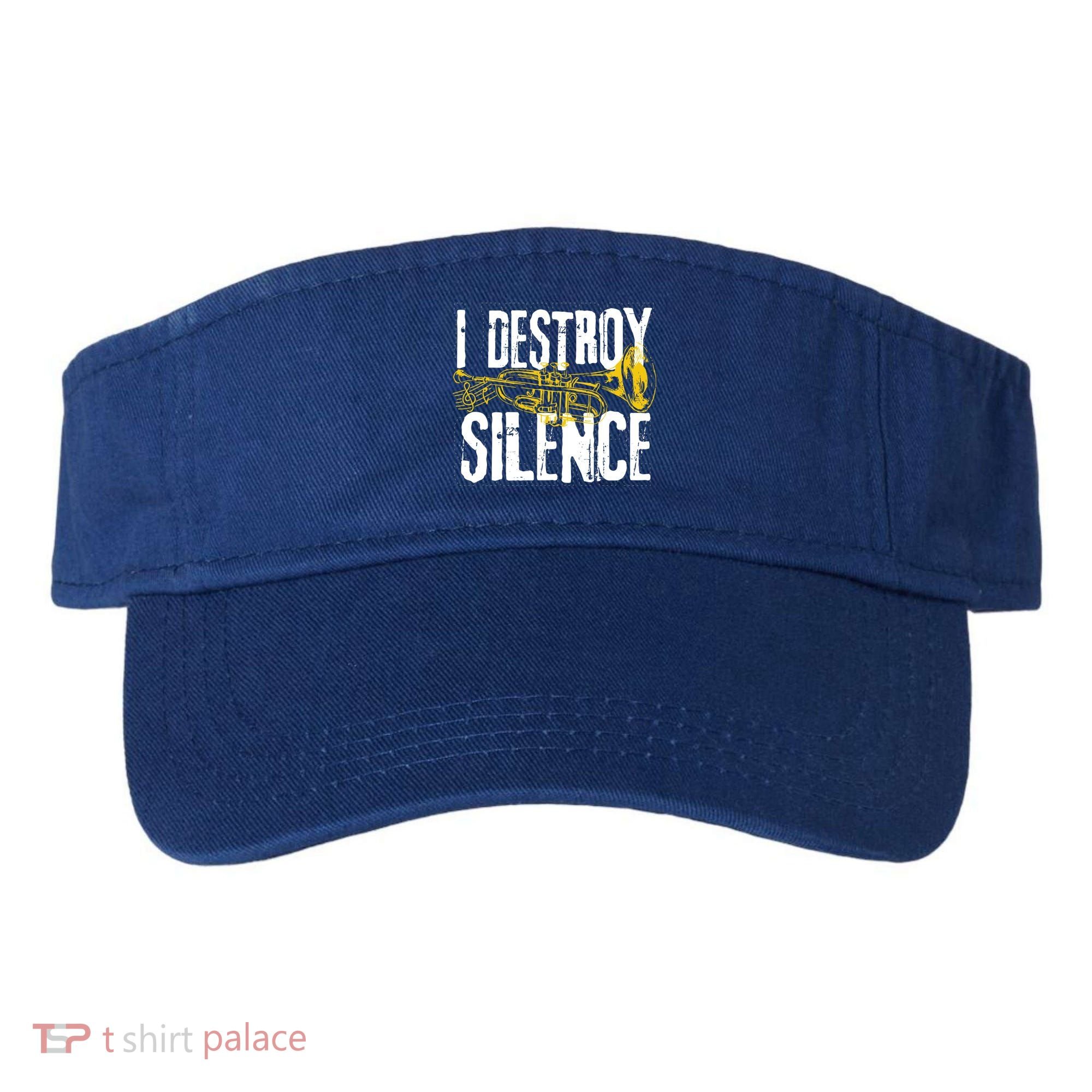 Funny Trumpet Player Marching Band Silence Destroyer Gift Visor