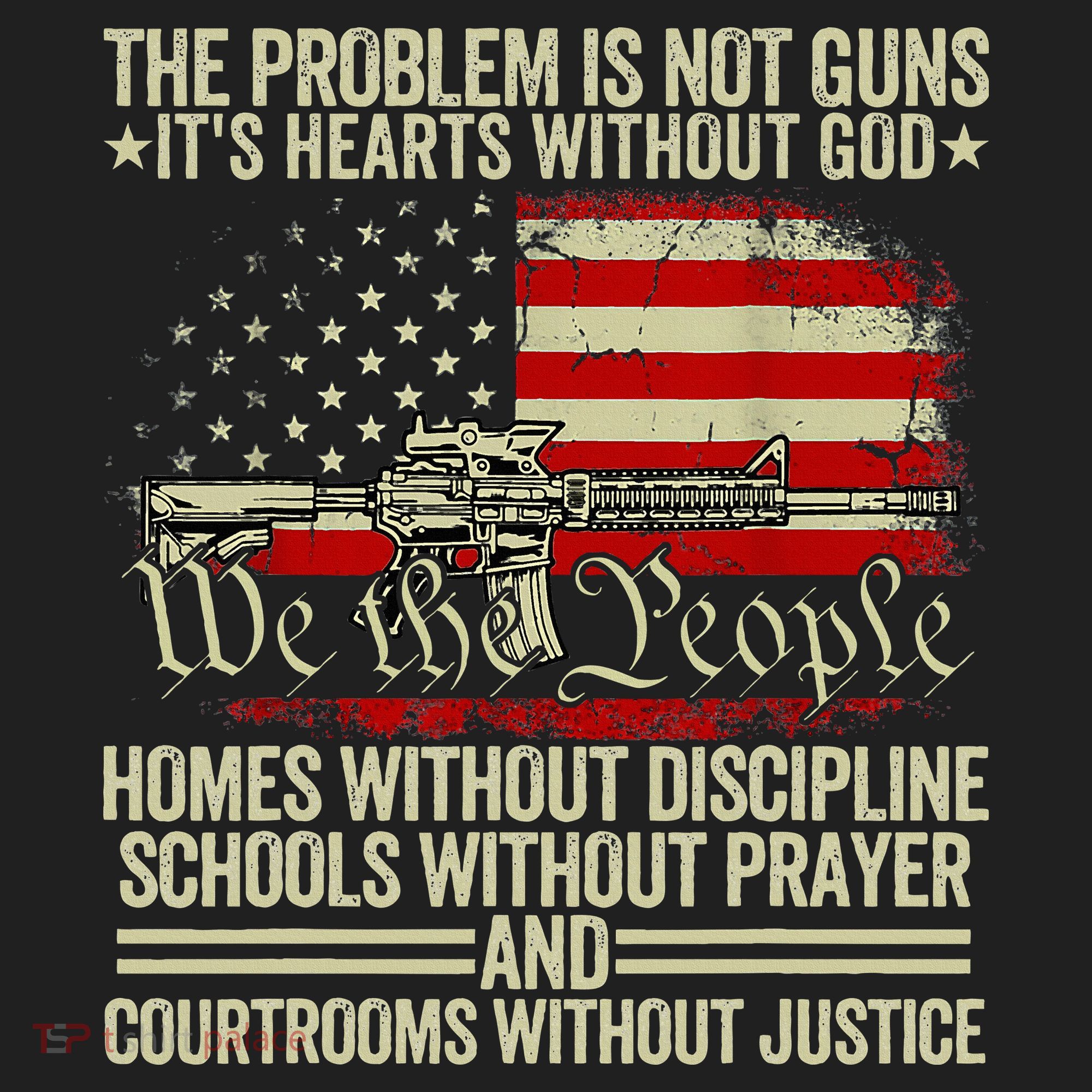 Funny The Problem Is Not Guns ItS Hearts Without God Hat
