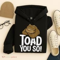 Funny Toad Pun Cute Toad Toad Art Toad You So Frog Toad Hoodie thumb 4