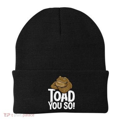 Funny Toad Pun Cute Toad Toad Art Toad You So Frog Toad Beanie