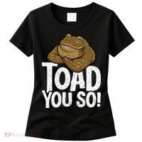 Funny Toad Pun Cute Toad Toad Art Toad You So Frog Toad Women's T-Shirt thumb 0