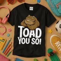 Funny Toad Pun Cute Toad Toad Art Toad You So Frog Toad Kids T-Shirt thumb 3