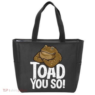 Funny Toad Pun Cute Toad Toad Art Toad You So Frog Toad Tote Bag