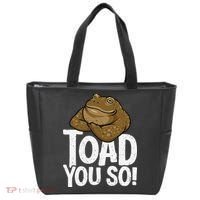 Funny Toad Pun Cute Toad Toad Art Toad You So Frog Toad Tote Bag thumb 0