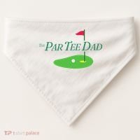 Funny The Par Dad Par Golf Family Matching Golf Sport USA-Made Doggie Bandana thumb 0