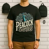Fear The Peacock Peacocks T-Shirt thumb 6