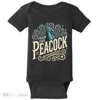 Fear The Peacock Peacocks Baby Bodysuit thumb 0