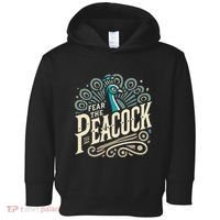 Fear The Peacock Peacocks Toddler Hoodie thumb 0