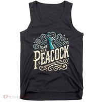 Fear The Peacock Peacocks Tank Top thumb 0
