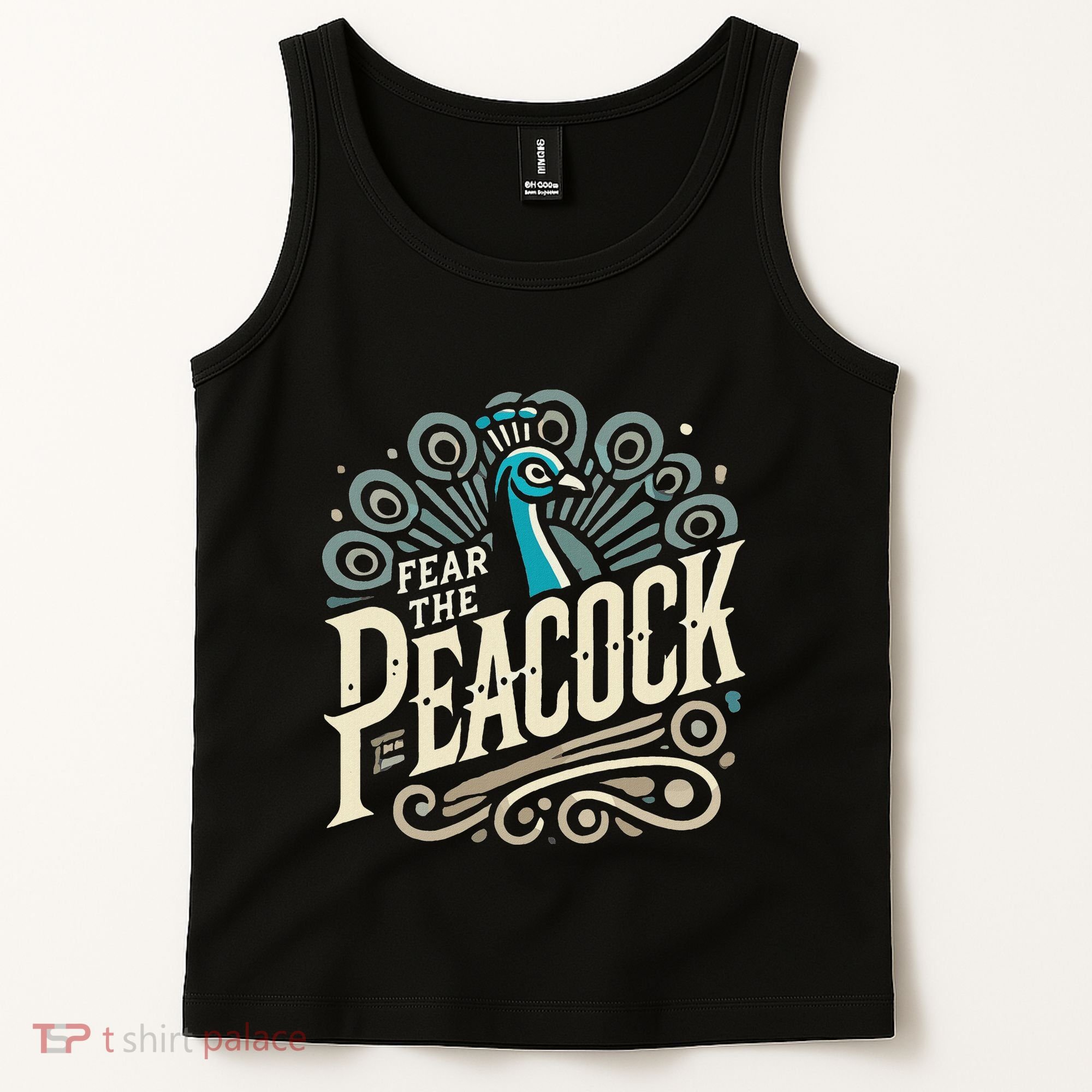 Fear The Peacock Peacocks Tank Top