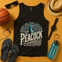 Fear The Peacock Peacocks Tank Top thumb 4