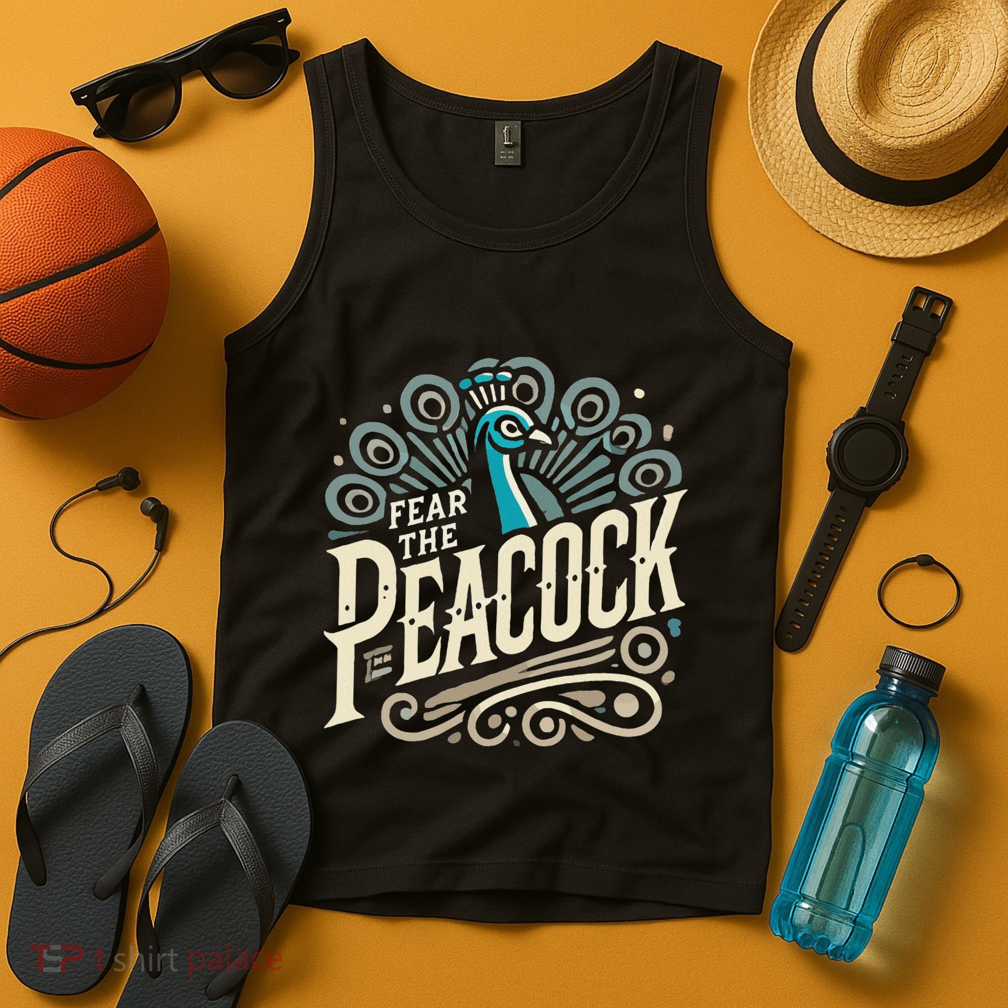 Fear The Peacock Peacocks Tank Top