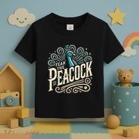 Fear The Peacock Peacocks Toddler T-Shirt thumb 3