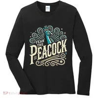 Fear The Peacock Peacocks Women's Long Sleeve Shirt thumb 0