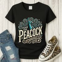 Fear The Peacock Peacocks Women's T-Shirt thumb 3