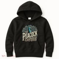 Fear The Peacock Peacocks Kids Hoodie thumb 0