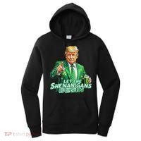Funny Trump PatrickS Day Let The Shenanigans Begin Women's Hoodie thumb 0