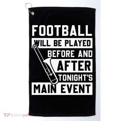 Funny Trombone Player Marching Band Golf Towel