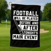 Funny Trombone Player Marching Band Golf Towel thumb 1