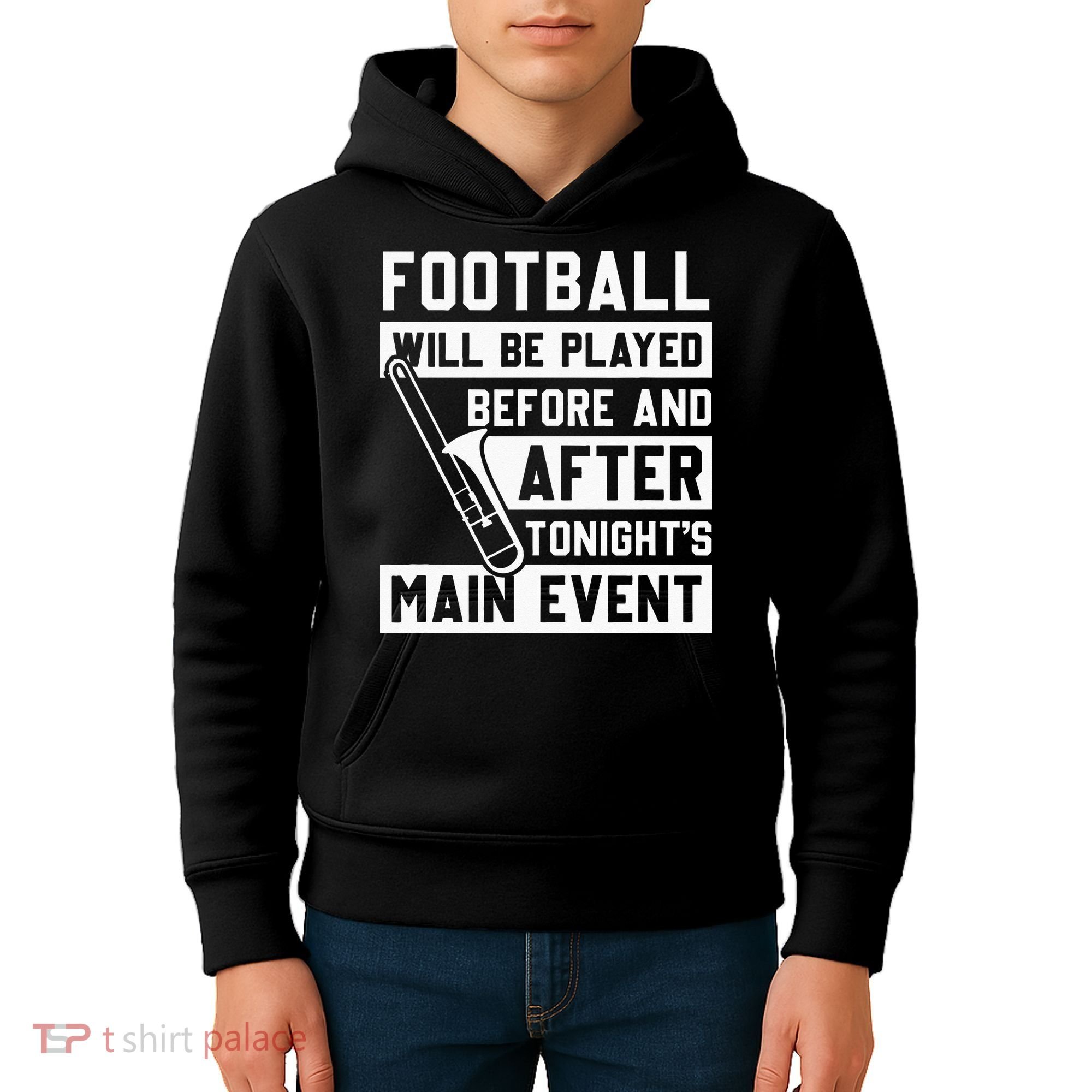 Funny Trombone Player Marching Band Kids Hoodie