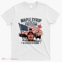 Funny Trump Quote Canada 51st State Of Usa T-Shirt thumb 0