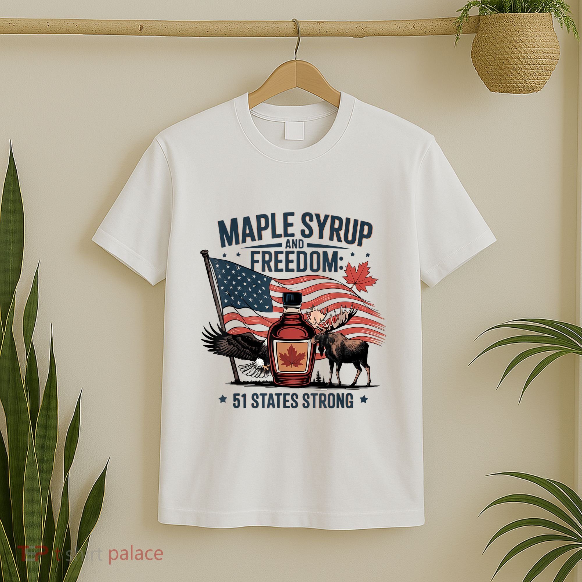 Funny Trump Quote Canada 51st State Of Usa T-Shirt