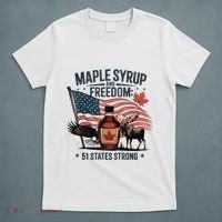 Funny Trump Quote Canada 51st State Of Usa T-Shirt thumb 5