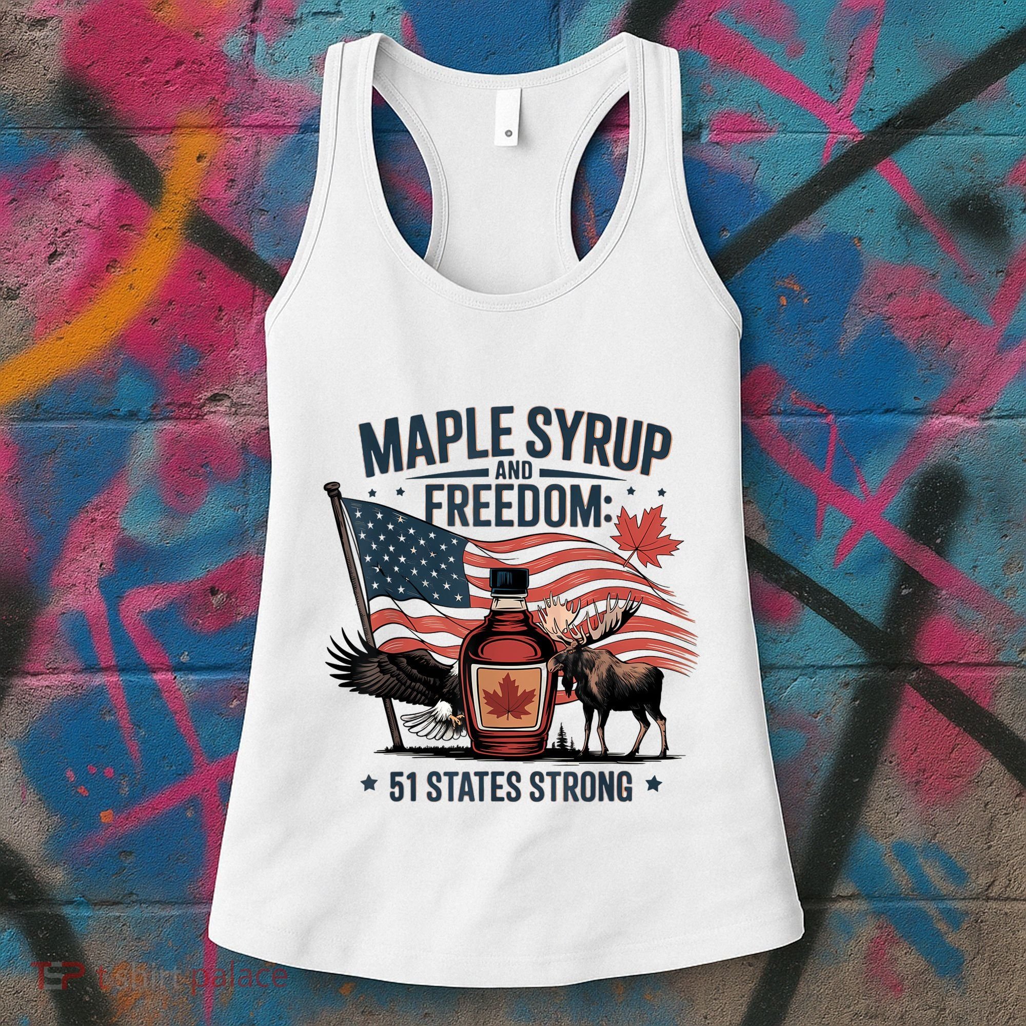 Funny Trump Quote Canada 51st State Of Usa Women's Tank Top