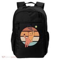Funny Tennis Racket Cat Playing Tennis Backpack thumb 0