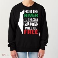 From The River To The Sea Palestine Will Be Free Women's Sweatshirt thumb 0