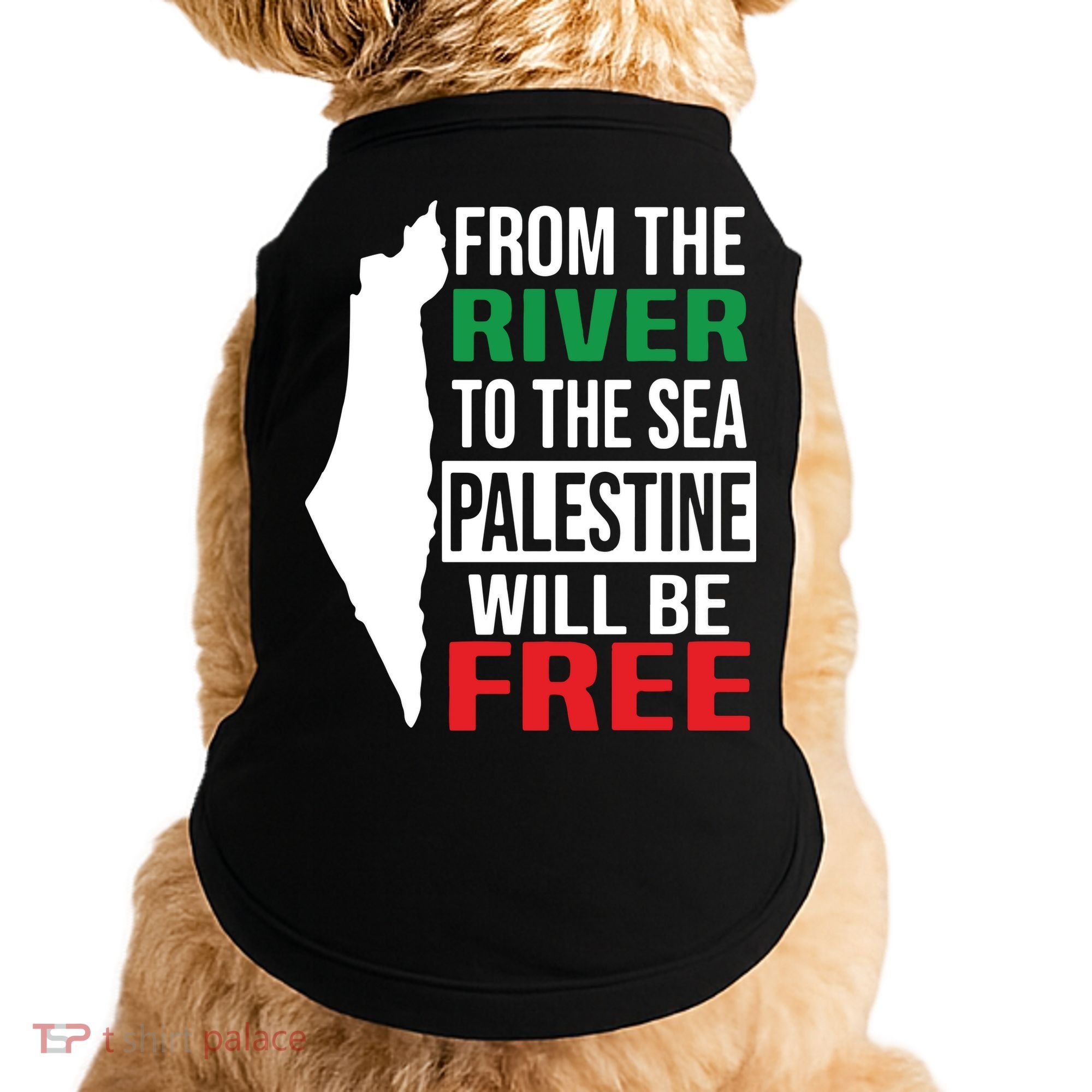 From The River To The Sea Palestine Will Be Free Doggie Tank
