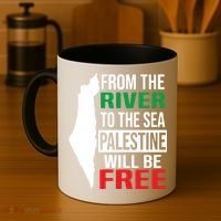 From The River To The Sea Palestine Will Be Free Coffee Mug thumb 4