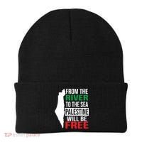 From The River To The Sea Palestine Will Be Free Beanie thumb 0