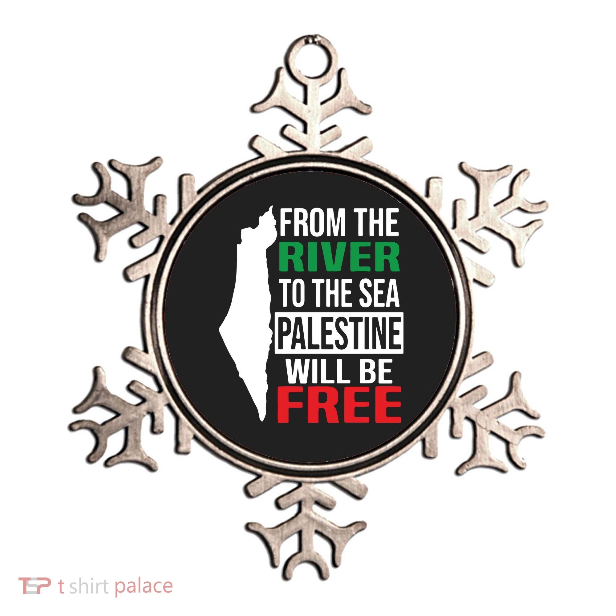 From The River To The Sea Palestine Will Be Free Ornament