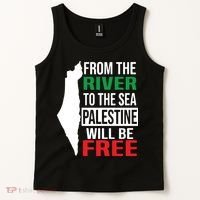 From The River To The Sea Palestine Will Be Free Tank Top thumb 2