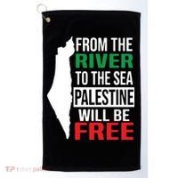 From The River To The Sea Palestine Will Be Free Golf Towel thumb 0