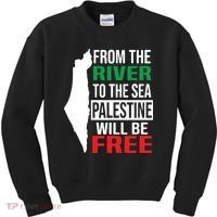 From The River To The Sea Palestine Will Be Free Kids Sweatshirt thumb 0