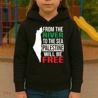 From The River To The Sea Palestine Will Be Free Kids Hoodie thumb 3