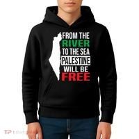 From The River To The Sea Palestine Will Be Free Kids Hoodie thumb 4