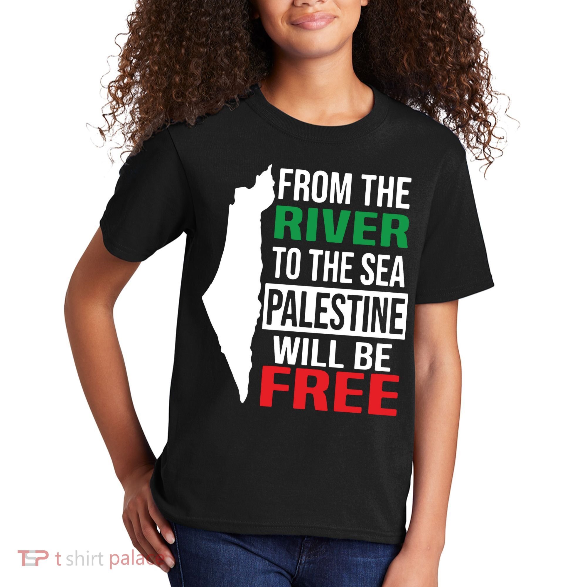 From The River To The Sea Palestine Will Be Free Kids T-Shirt