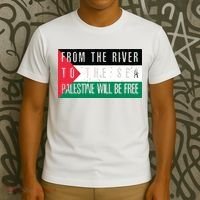 From The River To The Sea Palestine Will Be Free T-Shirt thumb 3