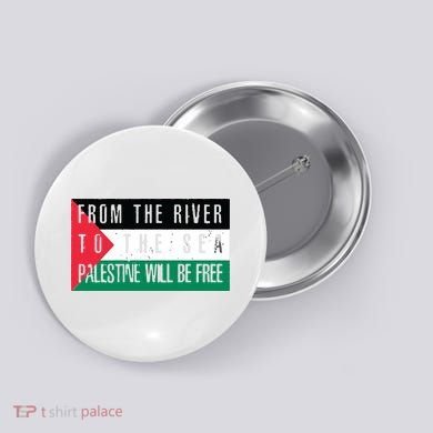 From The River To The Sea Palestine Will Be Free Button