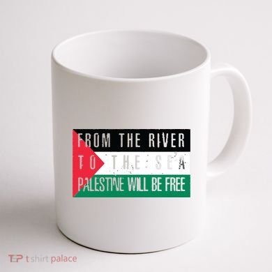 From The River To The Sea Palestine Will Be Free Coffee Mug back